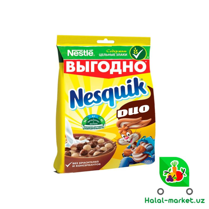 Сухой завтрак NESQUIK DUO 700гр М/у