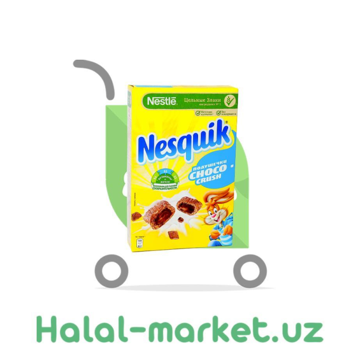 Сухой завтрак NESQUIK подушечки CHOCO CRUSH 220гр