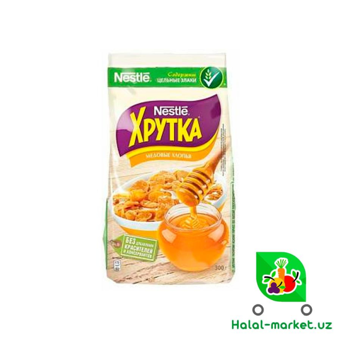 Сухой завтрак ХРУТКА медовые шарики 230гр м/у
