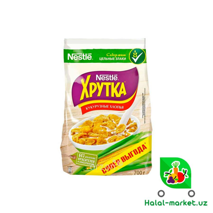 Сухой завтрак ХРУТКА Кукурузные хлопья 700гр м/у