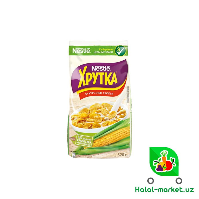 Сухой завтрак ХРУТКА Кукурузные хлопья 320гр м/у