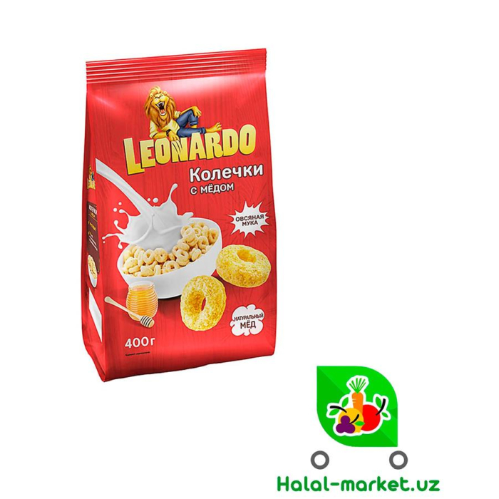 Колечки с медом LEONARDO 400гр