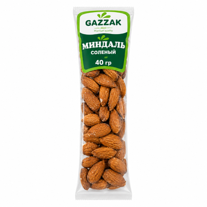Миндаль соленый GAZZAK 40гр