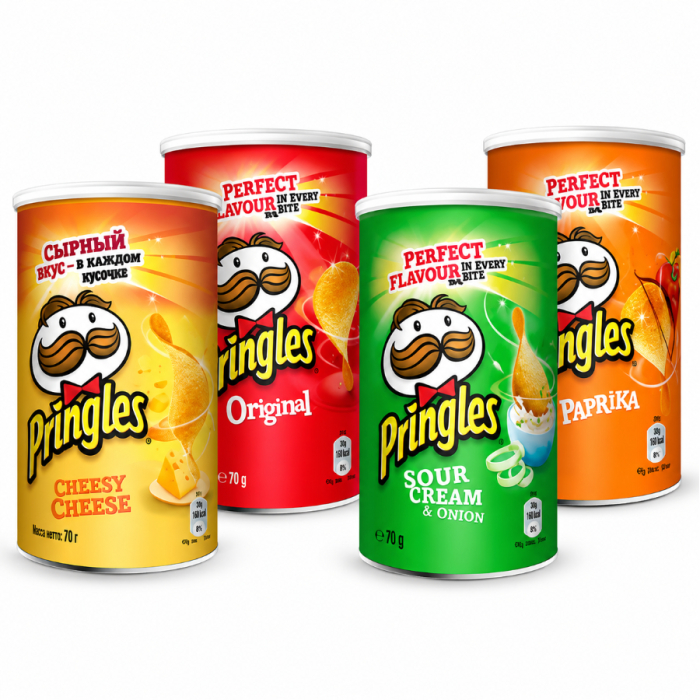 Чипсы PRINGLES в Ассортименте 70гр