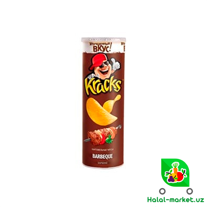 Чипсы KRACKS Барбекю 160гр