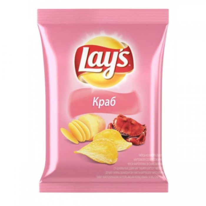 Чипсы LAY'S Краб 90гр