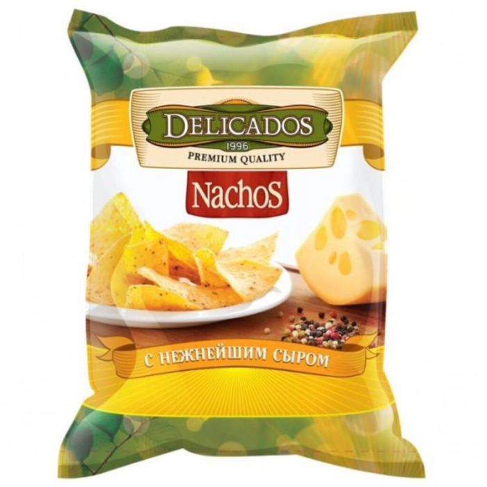 Чипсы DELICADOS с нежнейшим сыром 75гр