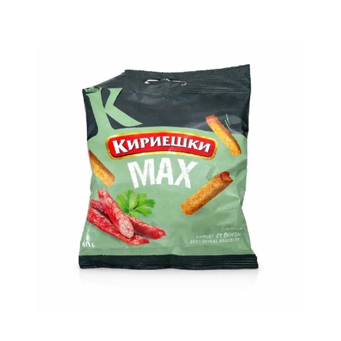 Кириешки МАХ со вкусом Охотничьих колбасок 40г