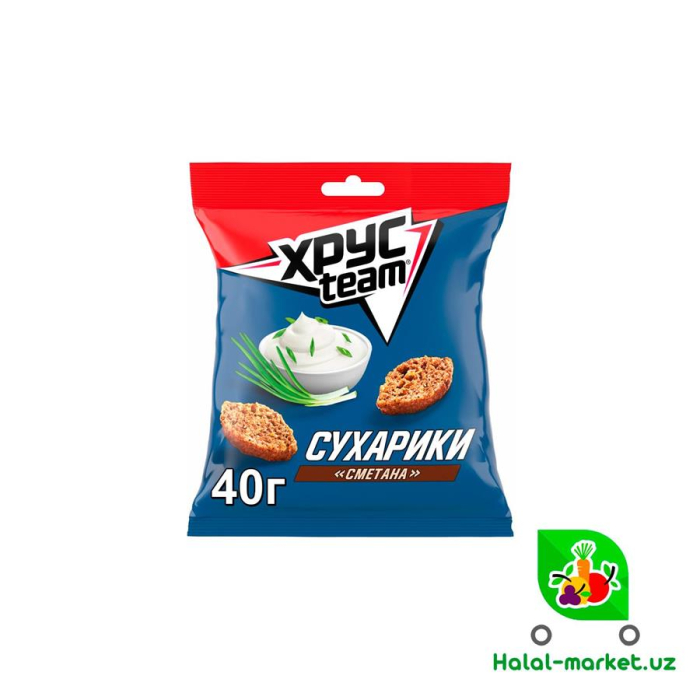 Сухарики ХРУС ТЕАМ Сметана 95гр