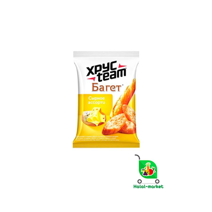 Сухарики ХРУС TEAM Сырное Ассорти 27гр