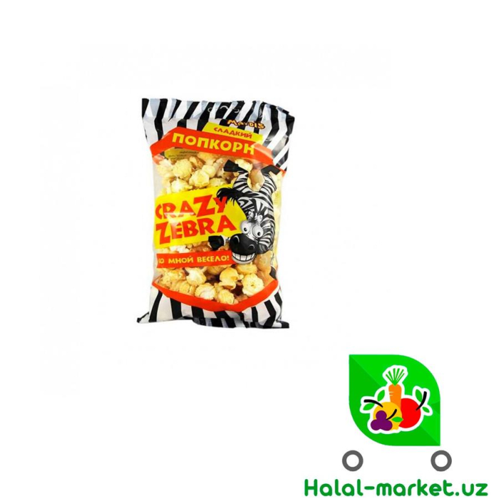 Поп Корн CRAZY ZEBRA 200гр