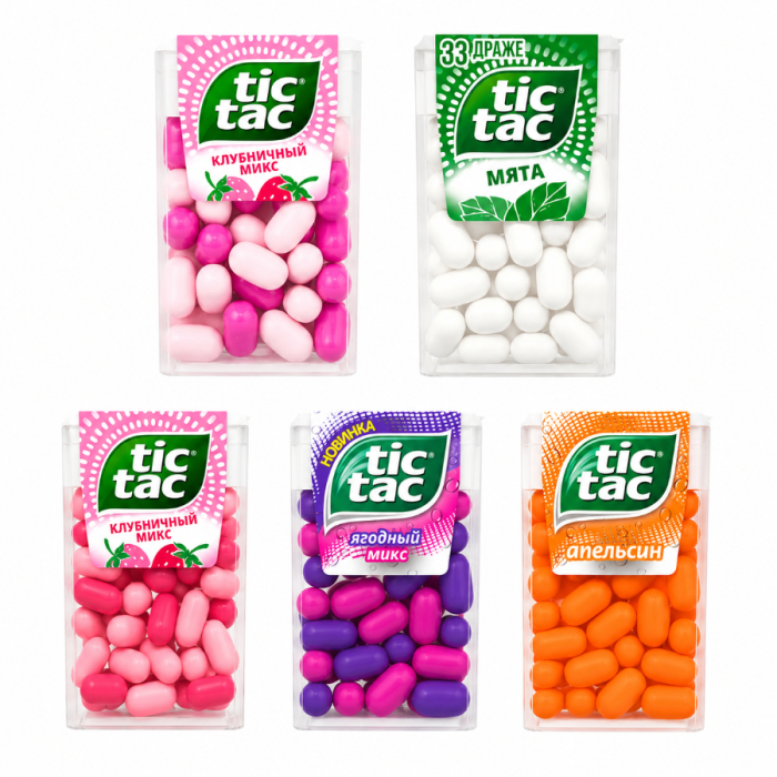 Драже TIC TAC Фруктовый микс 16гр