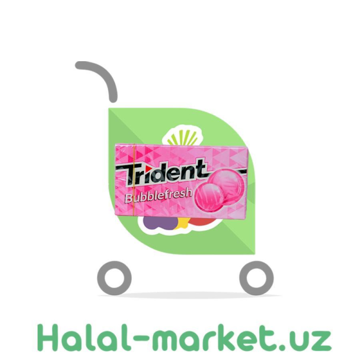 Жев.резинка Trident Bubblefresh 27гр