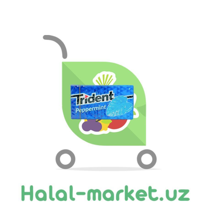 Жев.резинка Trident Peppermint 27гр