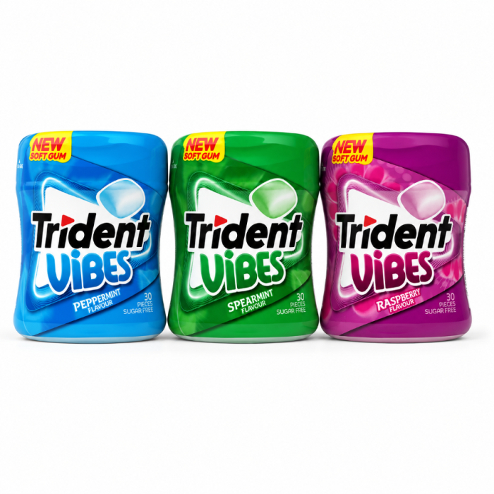 Жевательная резинка TRIDENT VIBES 70.2гр