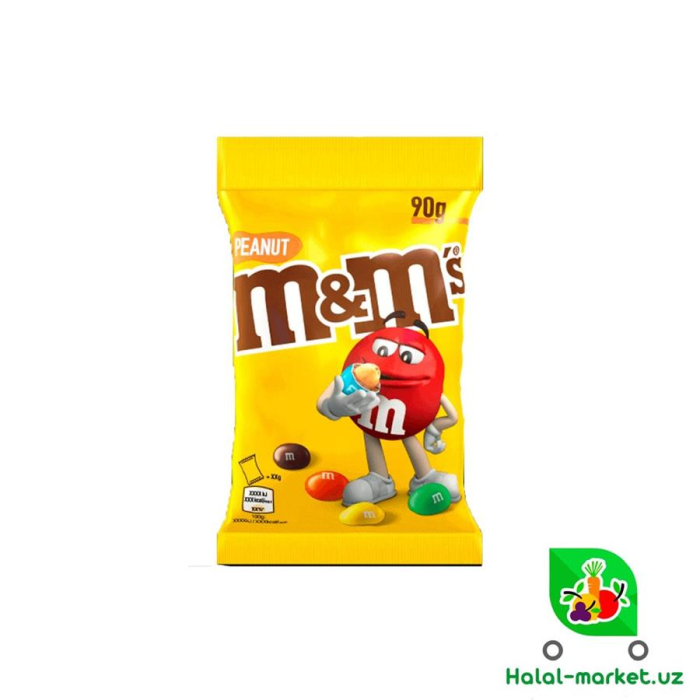 Миндаль M*Ms с Арахисом 90гр