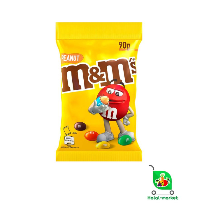 Драже M*MS Арахисом 90гр