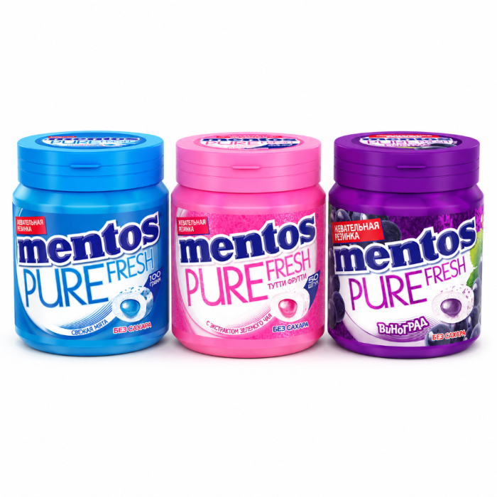 Жевательная Резинка Mentos Pure Fresh 100гр