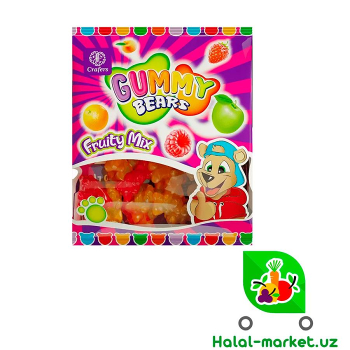 Желе CRAFERS GUMMY BEARS Fruit Mix 70гр