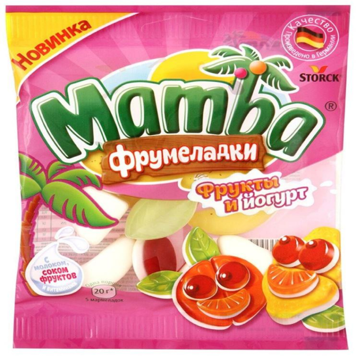 MAMBA Фрумеладки Йогурт 72гр