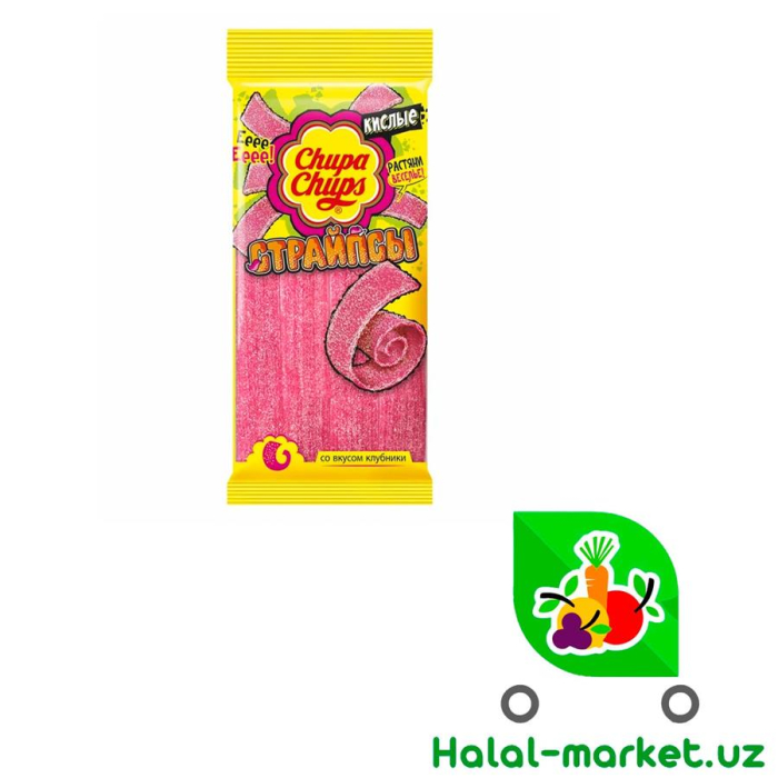 Мармелад CHUPA CHUPS Страйпсы 120гр