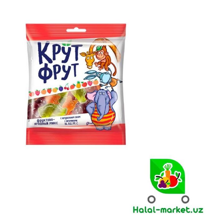Мармелад KRUT-FRUT Фруктовый 30гр