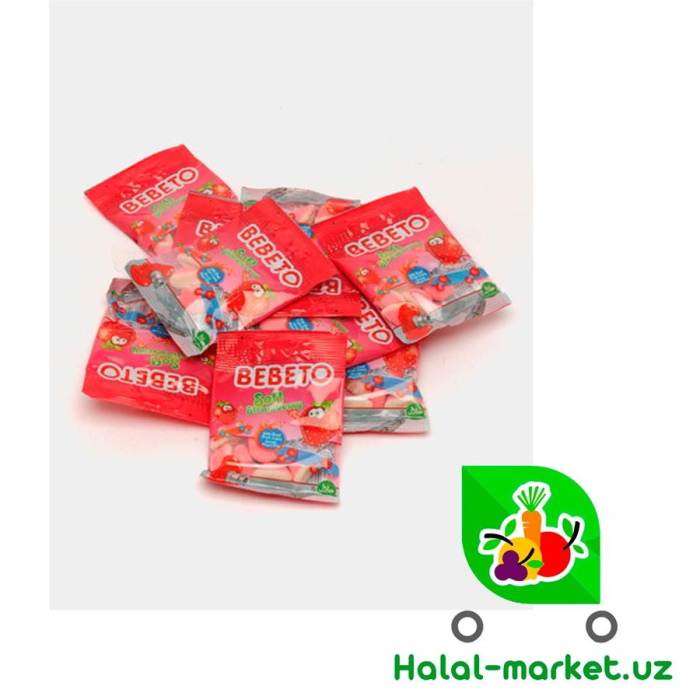 Мармелад BEBETO SOFT STRAWBERRY 18гр