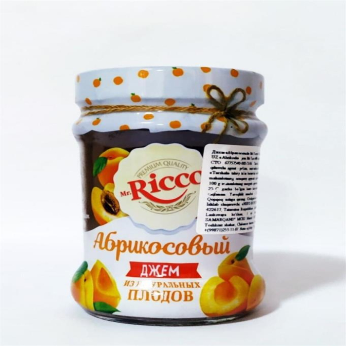Mr.Ricco Варенье абрикосовый 400гр