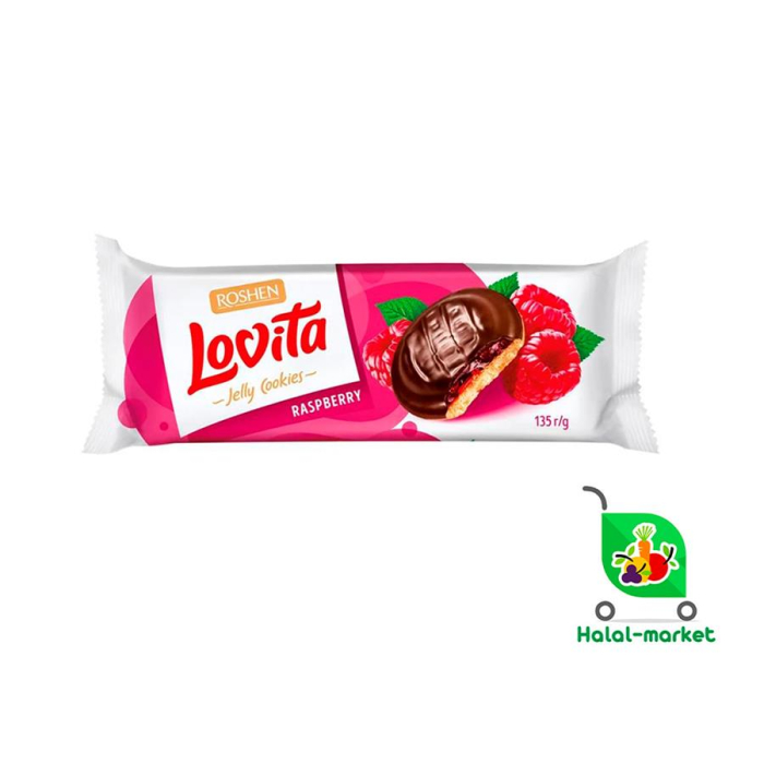 ROSHEN Печенье LOVITA Малина 135гр