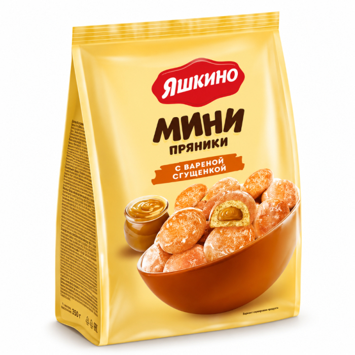 Пряники Мини Яшкино Вар.Сгущенка 300гр