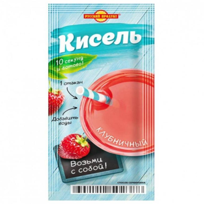 Кисель Русский Продукт Клубничный 25гр