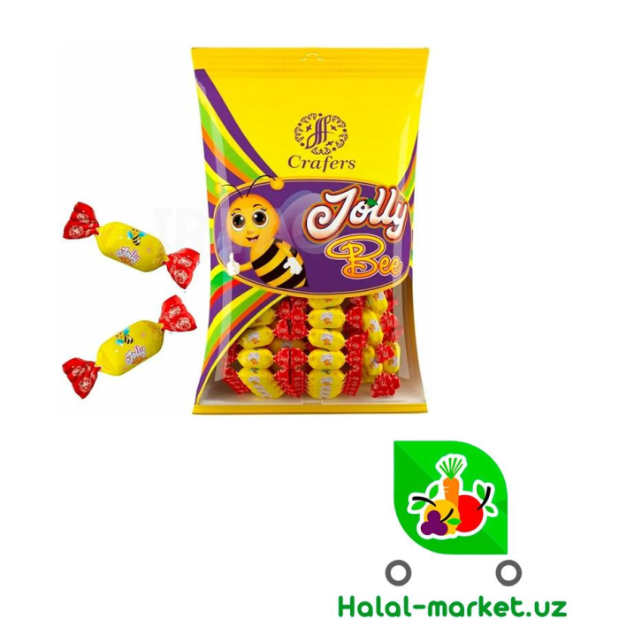 Конфеты желейные CRAFERS JOLLY BEE ассортимент (вес)