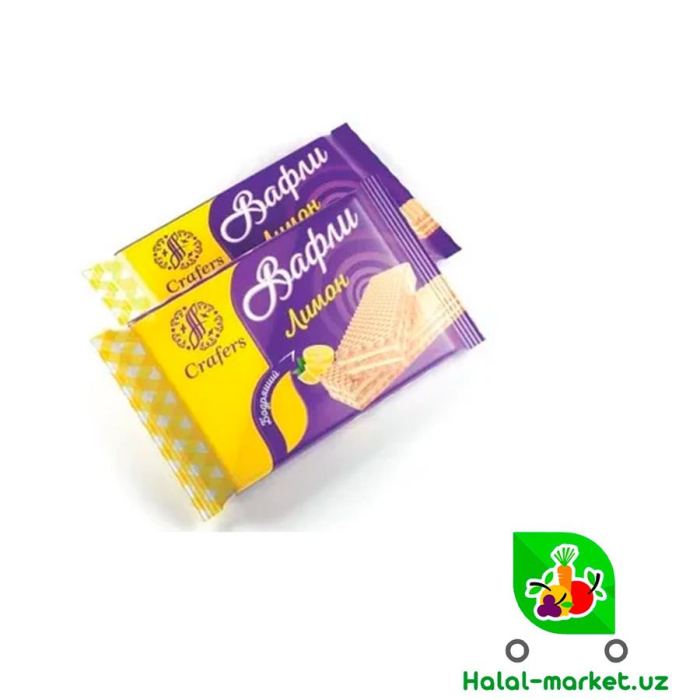 Вафли CRAFERS DREAM WAFERS Лимон 142гр