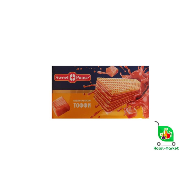 Вафли Sweet Pause со Вкусом ТОФФИ 320гр