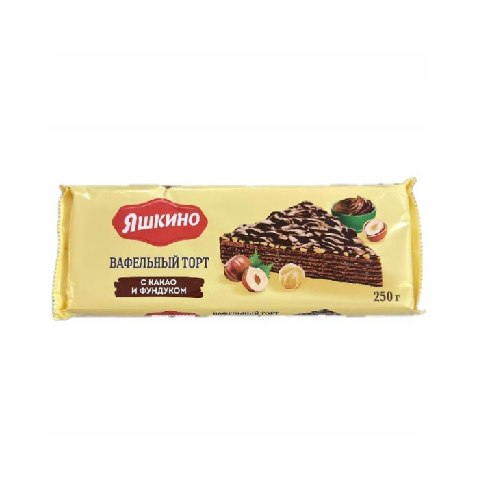 Вафельный торт Яшкино С Фундуком 250г