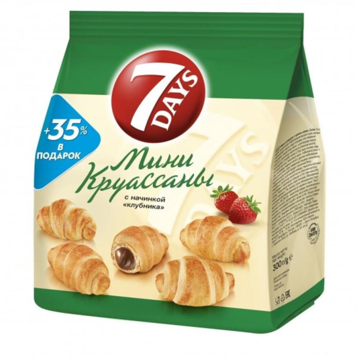 Круассаны 7DAYS ассортимент 265гр