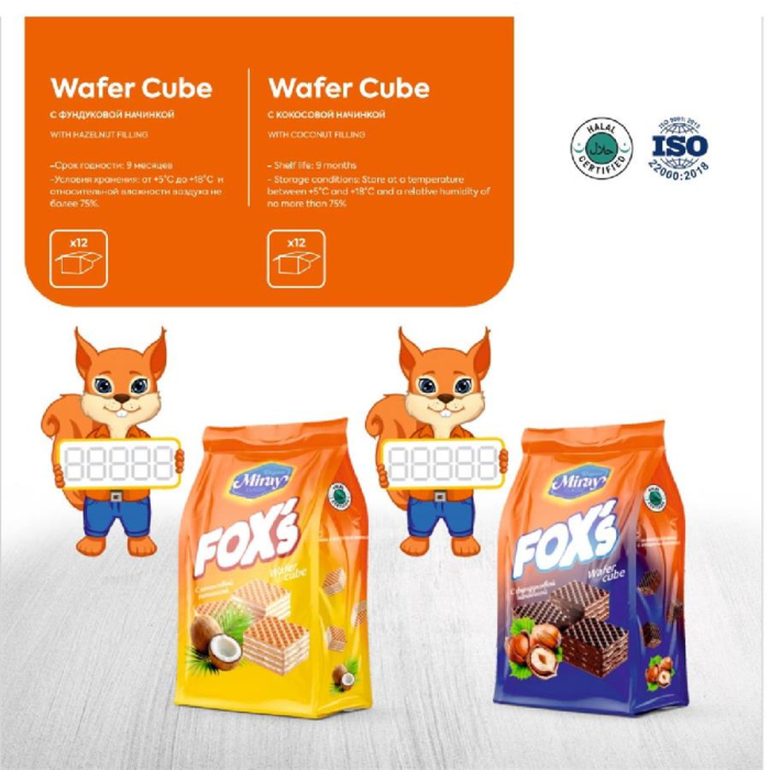 Вафли MIRAY FOX'S 200gr