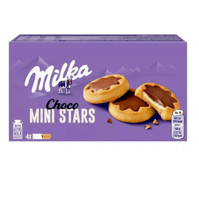 Печенье MILKA MINI STARS 150гр