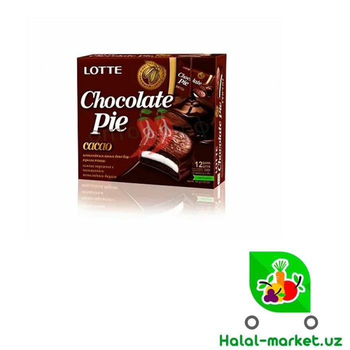 Печенье LOTTE CHOCO PIE Cacao 12*28гр