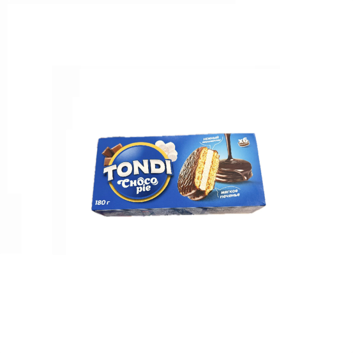 Печенье TONDI CHOCO PIE Шоколад 180г