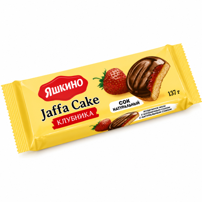 Печенье Яшкино Клубника 137г