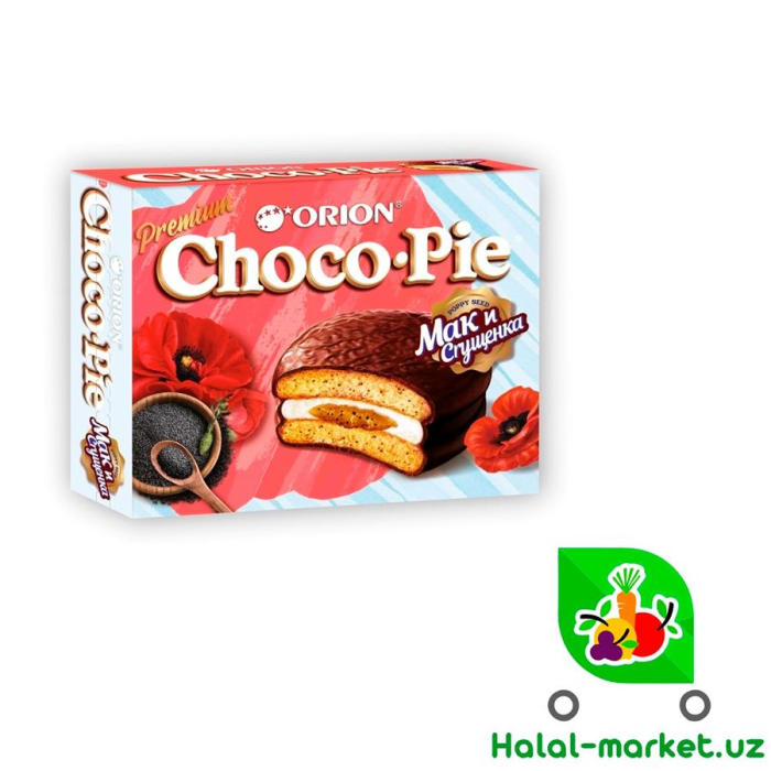 Печенье CHOCO PIE Мак и Сгущенка 360гр