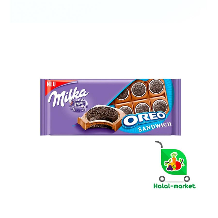 Шоколад MILKA OREO 92гр