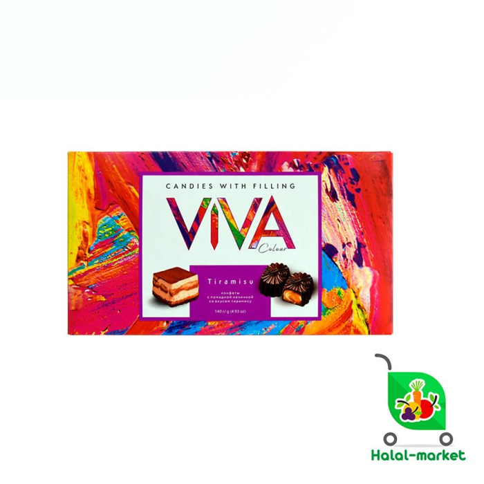 Шоколадные Конфеты VIVA Colour Тирамису 140гр
