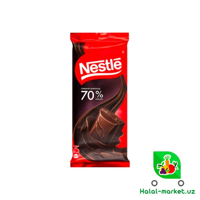 Шоколад NESTLE 70% горький 82гр