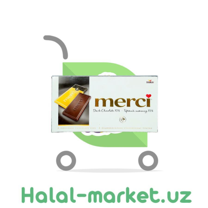 Шоколадная MERCI Ассорти 100гр