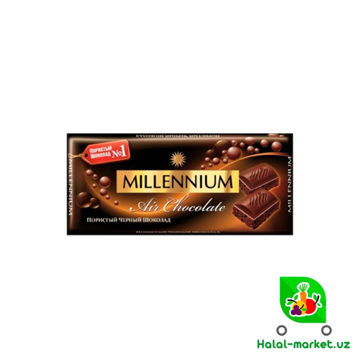 Шоколад MILLENIUM Темный Пористый 90гр