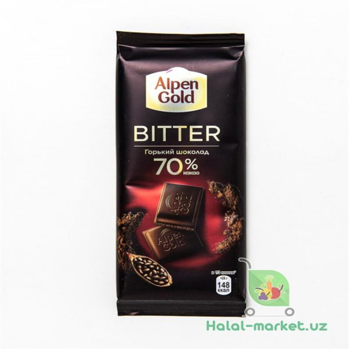 Шоколад ALPEN GOLD Горький 80гр
