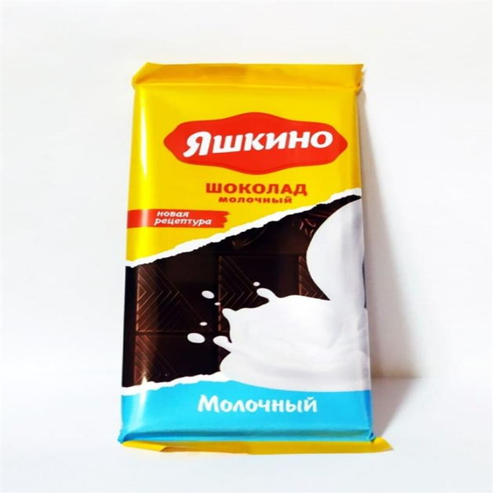 Плиточный шоколад ЯШКИНО молочный 90гр