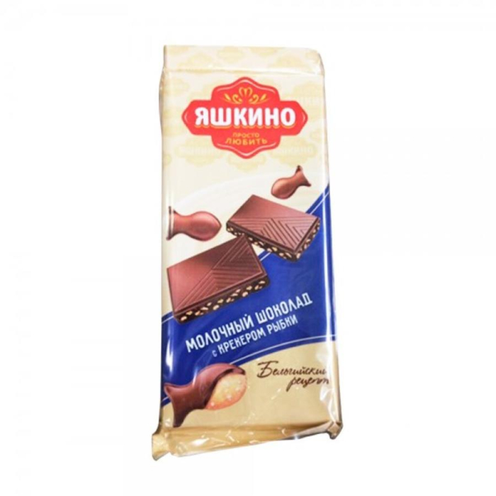 Плиточный шоколад ЯШКИНО с крекером 90гр
